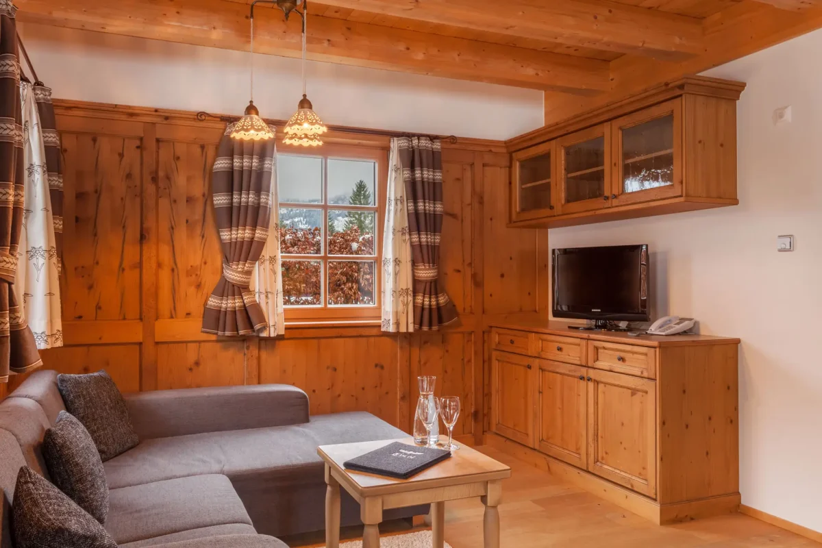 Wohnbereich Ferienwohnung Landhaus Tyrol